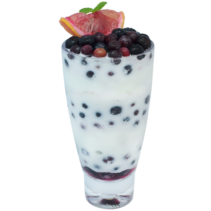 마스카포네 치즈 베리 파르페