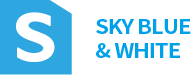 Sky Blue & White